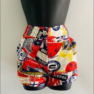 J. CREW City Fit Nautical shorts